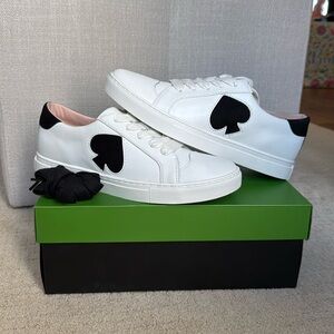 Kate Spade White Black Action Nappa Calf Size 8.5 NWT Shoes